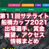 第11回サテライト船橋カップ2021(松戸競輪F1)アイキャッチ